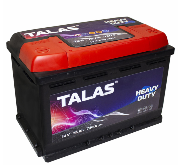 Акумулятор TALAS 75Ач HD 730A